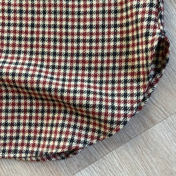 Vintage USA Made Pendleton Virgin Wool Houndstooth Long Sleeve Shirt XL. Clean! - Picture 7 of 15